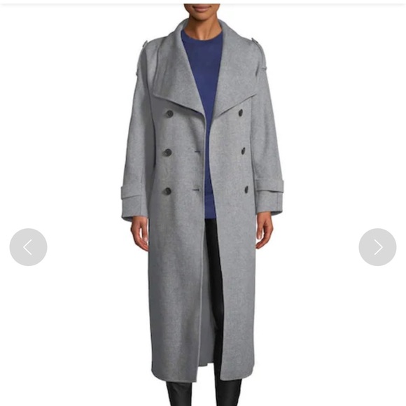 Mackage Alexa Wool Cashmere Blend Trench Coat - Picture 1 of 8